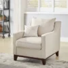 Madge Tweed Accent Chair Oatmeal - Inspire Q