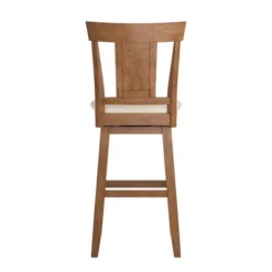 29" South Hill Panel Back Wood Swivel Height Barstool - Inspire Q -Inspire Q GUEST ed3a05bb cbc9 48e1 a981 ce74c46544d1