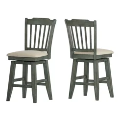 24" South Hill Spindle Back Swivel Counter Height Chair - Inspire Q -Inspire Q GUEST f5eb42eb 06c9 402e 9b9c 03b5ddcad0ca