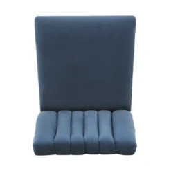 Set Of 2 Pruett Velvet Channel Back Dining Chairs - Inspire Q -Inspire Q GUEST fa6bd896 70f4 4846 b549 6c01d610f6d3