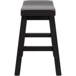 Set Of 2 29" Watkins Saddle Seat Backless Counter Height Barstools - Inspire Q -Inspire Q GUEST fb27927d 8571 452c bc22 1bef54e3cc6e