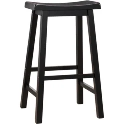 Set Of 2 29" Watkins Saddle Seat Backless Counter Height Barstools - Inspire Q -Inspire Q GUEST fdf1c8a1 514b 4336 b4c0 9276293c7b64