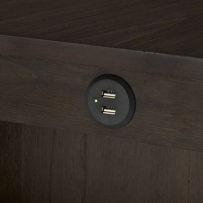 O'Brien Wood Counter Height Dining Table With Charging Station - Inspire Q 7 O'Brien Wood Counter Height Dining Table With Charging Station - Inspire Q - Image 5